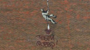 В Англії зіпсували графіті Бенксі (фото)