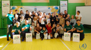 В школі на Рівненщині провели урок волейболісти збірної України