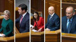 Сьогодні у Парламенті відбулися кадрові зміни: призначено 4 нових міністрів та керівника Апарату Ради