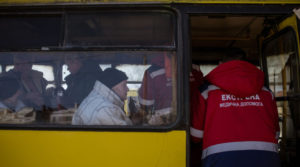 79 маріупольців автобусами доїхали з Маріуполя до Запоріжжя