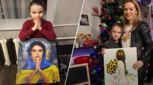 9-річна художниця з Рівненщини продає свої картини, щоб підтримати ЗСУ