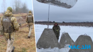 Україна знову будує бетонні стіни на кордоні з Білорусією: деталі