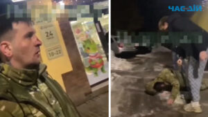 У Калузі молодик у піжамі побив п’яного російського солдата (ВІДЕО)