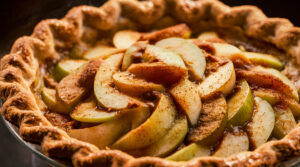 Пісний яблучно-грушевий пиріг: ароматна випічка без яєць та молока